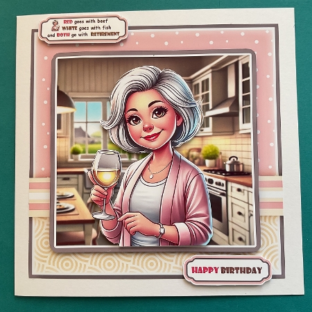 Red & White Mini Kit Birthday/Mothers Day/Retirement by Jennifer Archer