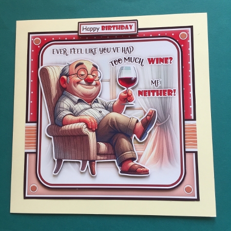 Too Much Wine Mini Kit Birthday/Fathers Day by Jennifer Archer