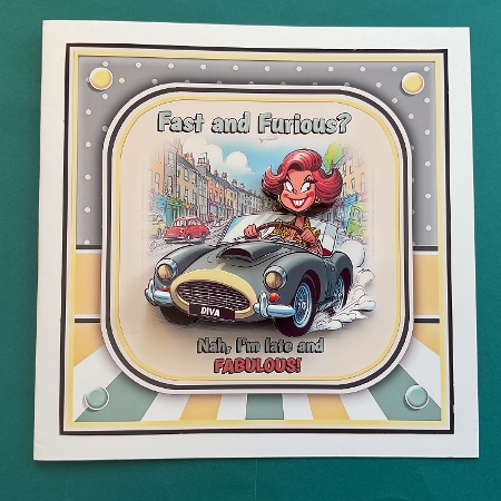 Late and Fabulous Mini Kit – A Fast-Paced Birthday Laugh 7x7 mini kit by Jennifer Archer