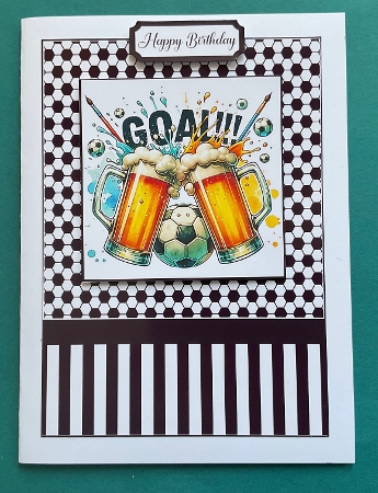 Soccer Card 7x5 by Jennifer Archer