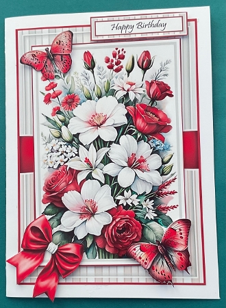 Summer Blooms 4 With Set Of 3 Card Fronts by Jennifer Archer