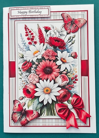 Summer Blooms 4 With Set Of 3 Card Fronts by Jennifer Archer