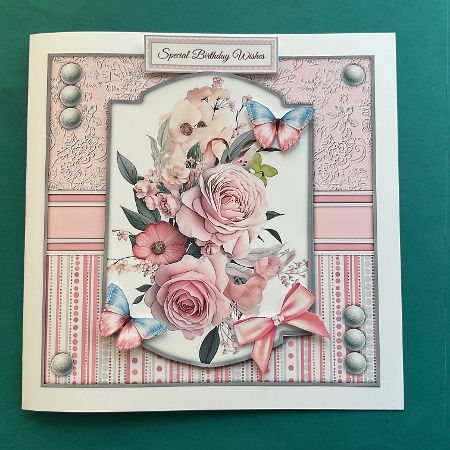 Silvered Pink Floral Mini-Kit by Jennifer Archer