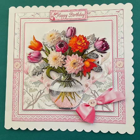 7x7 Special floral wishes choice of four mini kit by Jennifer Archer