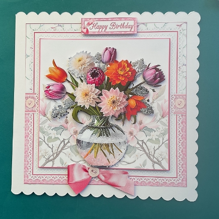 7x7 Beautiful flowers choice of four mini kit by Jennifer Archer