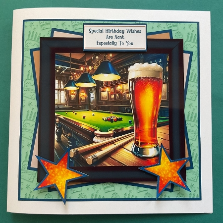 Snooker & Beer - 7x7 Mini Kit by Jennifer Archer