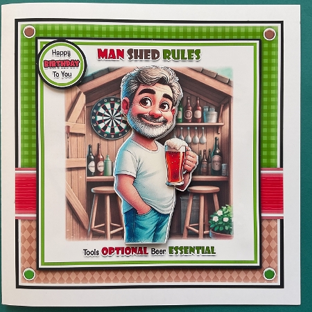 Man Shed Mini Kit Birthday/Fathers Day by Jennifer Archer