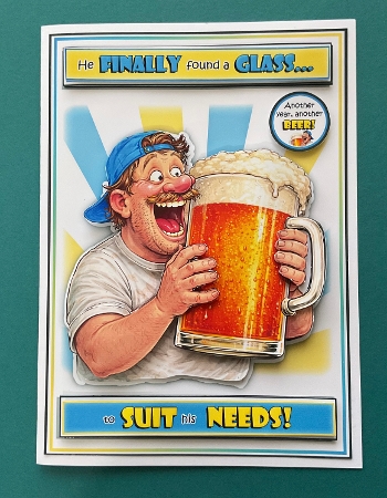 He Finally Found A Glass To Suit His Needs! (Beer) by Jennifer Archer