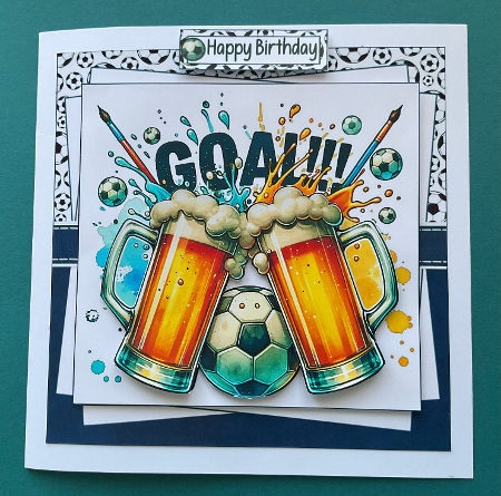 7x7 Football forever choice of four mini kit by Jennifer Archer