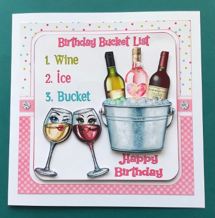 7x7 The birthday bucket list for the girls choice of four mini kit by Jennifer Archer
