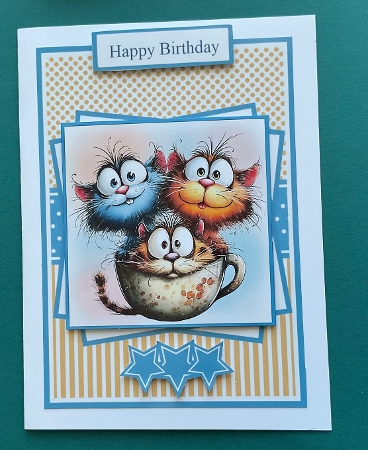 Quirky Cats Mini Kit 5x7 (3) by Jennifer Archer