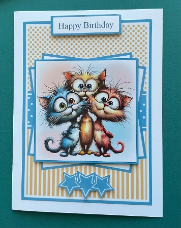 Quirky Cats Mini Kit 5x7 (3) by Jennifer Archer