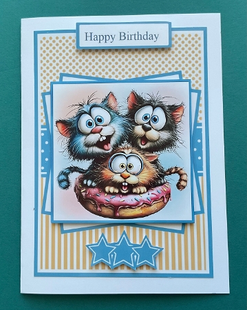 Quirky Cats Mini Kit 5x7 (3) by Jennifer Archer