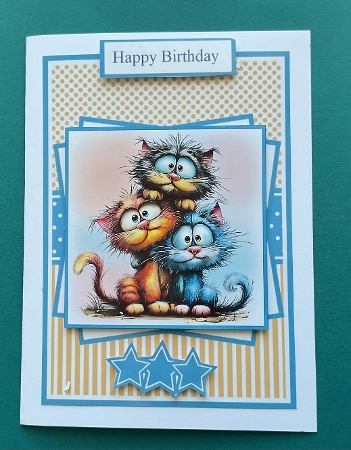 Quirky Cats Mini Kit 5x7 (3) by Jennifer Archer