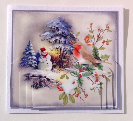 The Snowman & the Robin - Bottom Stacker by Jennifer Archer