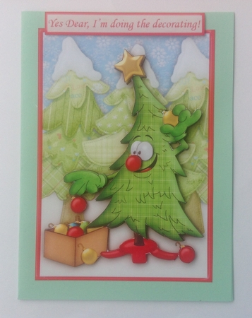 Decorating the Tree Topper & Decoupage by Jennifer Archer