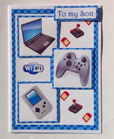 Computers and Gadgets (three Squares) by Jennifer Archer