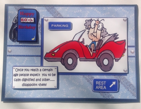 Gus is a Certain Age 50/60/70/80th Birthday Quick Card by Jennifer Archer