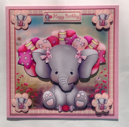 Pink Birthday Balloons by Jennifer Archer