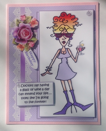 Rita Has the Secret to Long Life Quick Card by Jennifer Archer