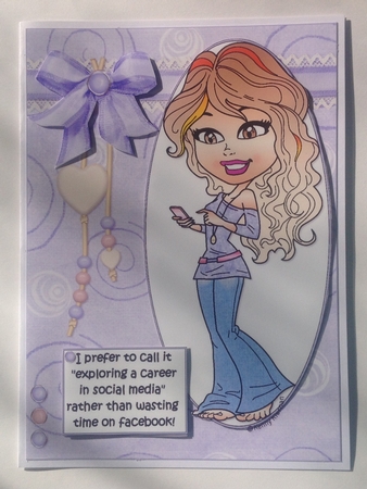 Teen Diva and Social Media Quick Card by Jennifer Archer
