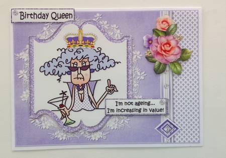 Stella Birthday Queen Quick Card by Jennifer Archer