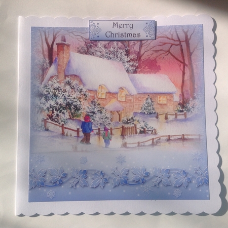 Watercolour Winter Cottages by Jennifer Archer
