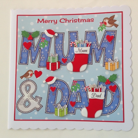 8x8 Christmas Mum & Dad by Jennifer Archer