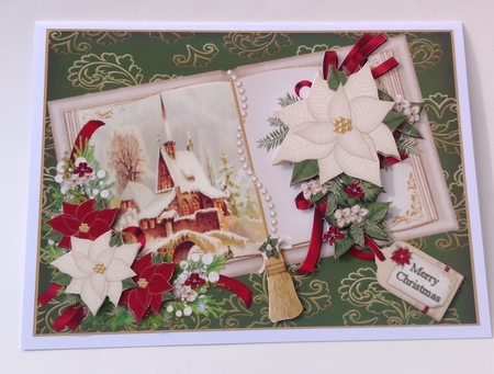 Framed Vintage Christmas Scene Mini Kit by Jennifer Archer