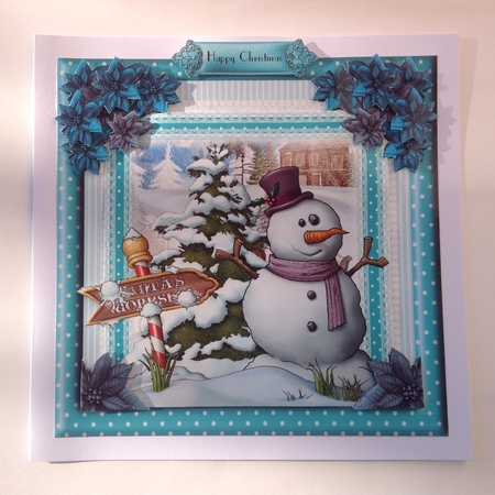 The Snowman Card Front Kit by Jennifer Archer