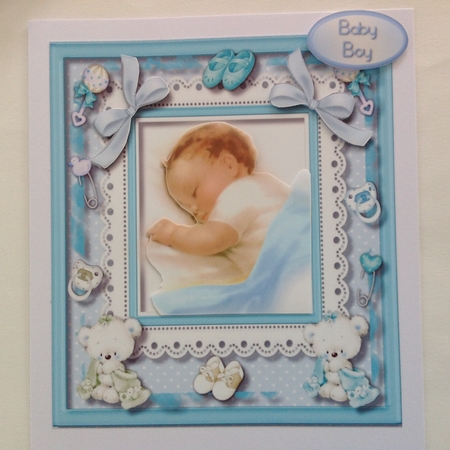 Congratulations a Beautiful Baby Boy by Jennifer Archer