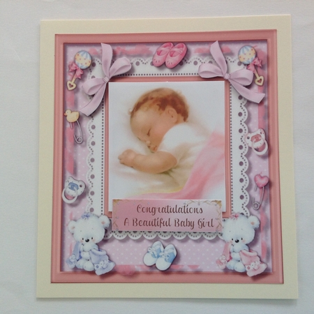 Congratulations a Beautiful Baby Girl by Jennifer Archer