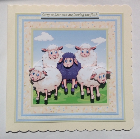 One of a Kind or Ewe Stand Out from the Crowd 8x8 Mini Kit by Jennifer Archer