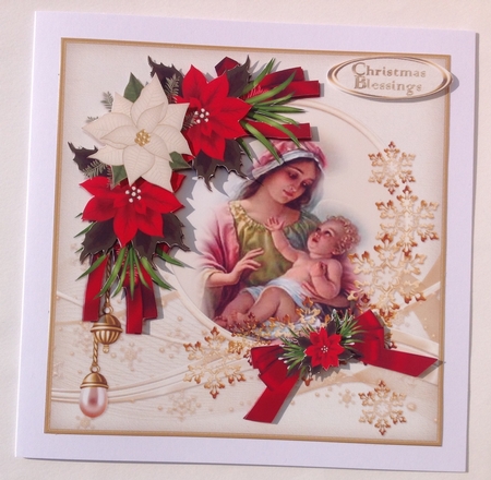 8x8 Blessed Nativity Gold Mini Kit by Jennifer Archer