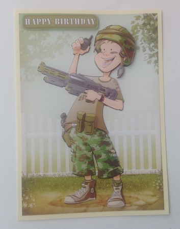 Mini Army Dude by Jennifer Archer