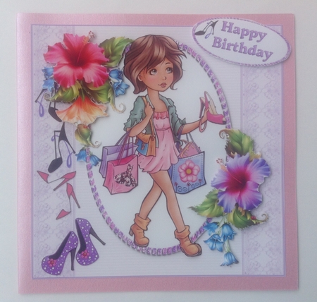 8x8 Girls and Their Shoes Mini Kit by Jennifer Archer