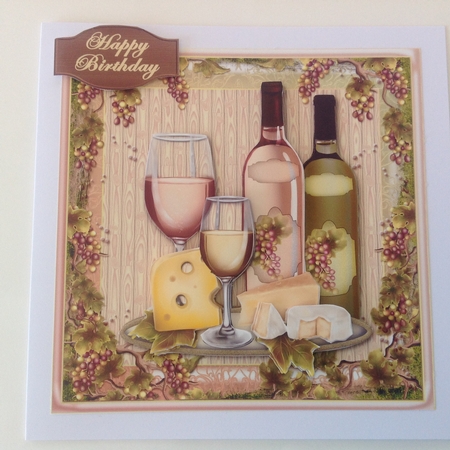 Wine and Cheese Party Easel Card Kit by Jennifer Archer