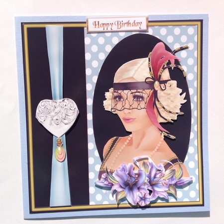 Stunning Flapper Lady No 10 Mini Kit by Jennifer Archer