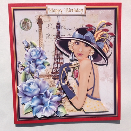 Stunning Flapper Lady No 13 Mini Kit by Jennifer Archer