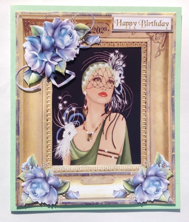 Stunning Flapper Lady No 14 Mini Kit by Jennifer Archer
