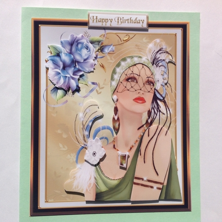 Stunning Flapper Lady No 16 Mini Kit by Jennifer Archer