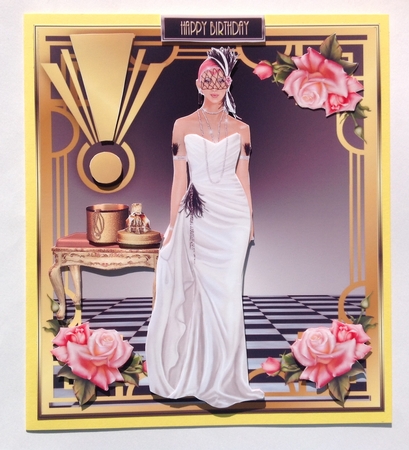 Stunning Flapper Lady No 24 Mini Kit by Jennifer Archer
