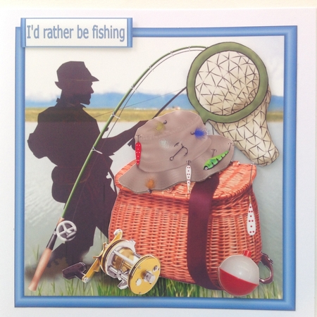 7x7 Fishing Junkie Mini Kit by Jennifer Archer
