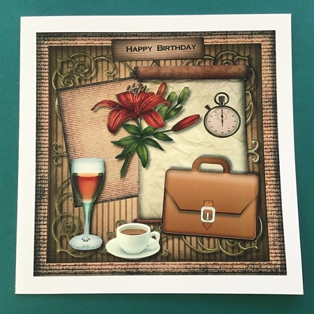 Male card office Collage by Jennifer Archer