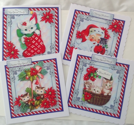 Christmas Kittens 15 Sheet Bumper Kit by Jennifer Archer