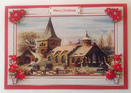 Vintage Christmas Carol Service Topper by Jennifer Archer