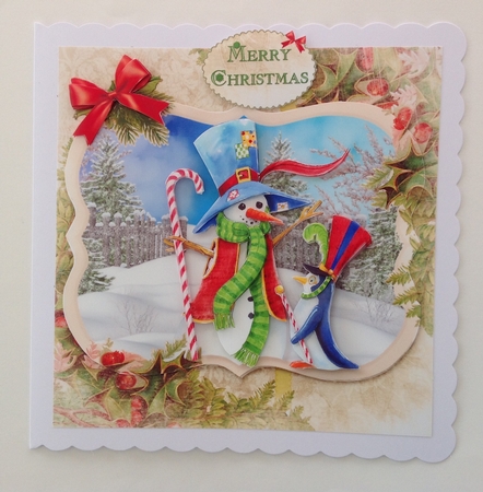 Vintage Snowman & Penguin Fun Mini Kit  by Jennifer Archer