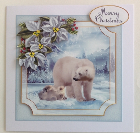 Scenic Christmas Winter Bear by Jennifer Archer
