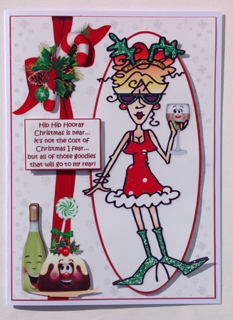 Rita the cost of Christmas quick card by Jennifer Archer