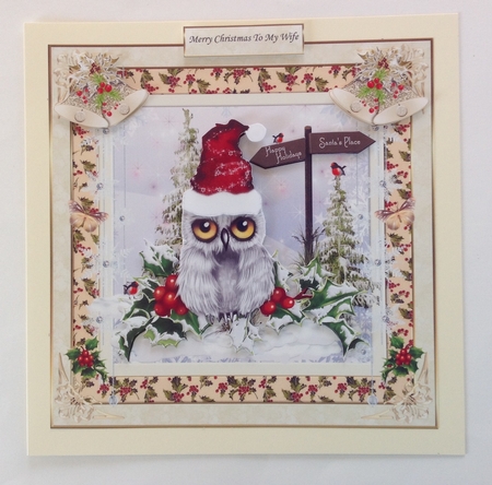 Christmas Owl Topper by Jennifer Archer